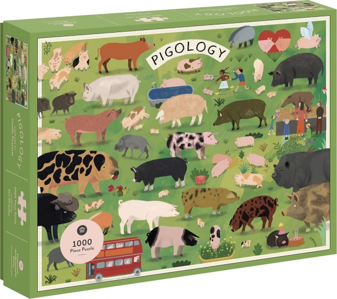Puzzle Pigologie 1000 dílků od Chronicle Books
