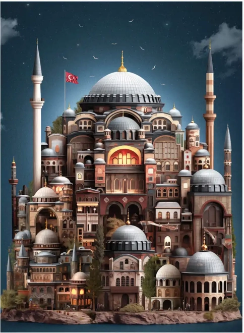 Puzzle Hagia Sofia 1000 dílků