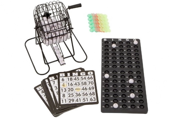 Rodinná hazardní hra Bingo Lotto Metal
