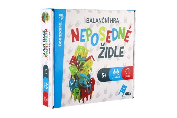 Neposedné židle balanční hra pro děti