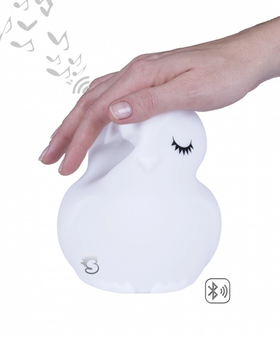 Silikonové noční světlo měnící barvu s reproduktorem Bluetooth Světlo Sova HU HU HU HU HU