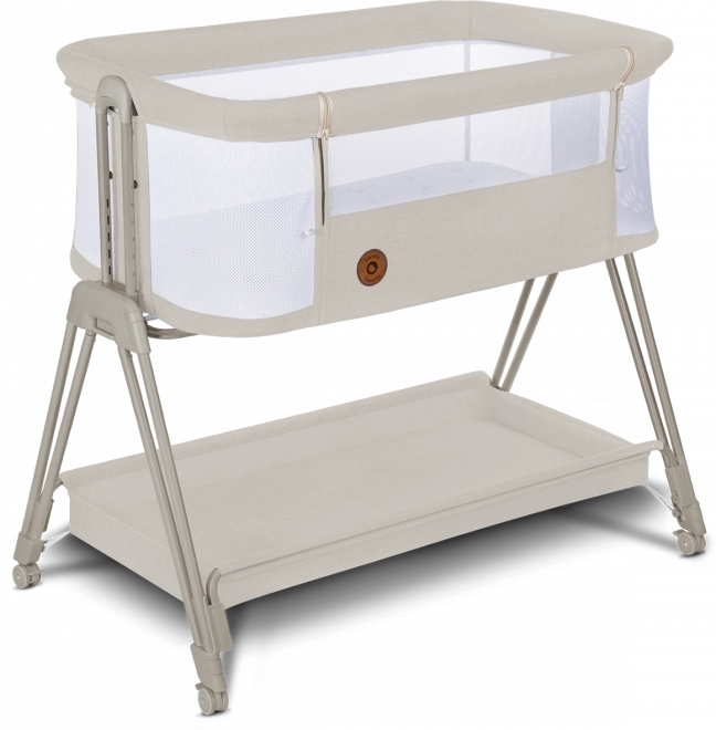 LIONELO Postýlka Luna 2v1 – Beige Sand