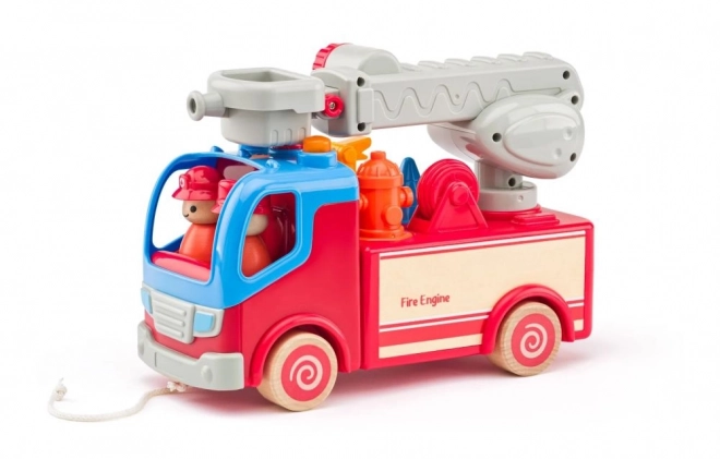 Požární automobil s otáčivým žebříkem Woody