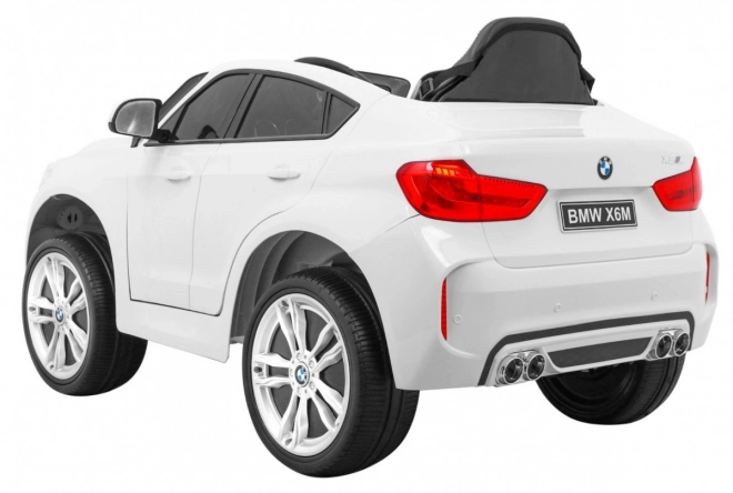 Elektrycké auto BMW X6M pro děti - bílé
