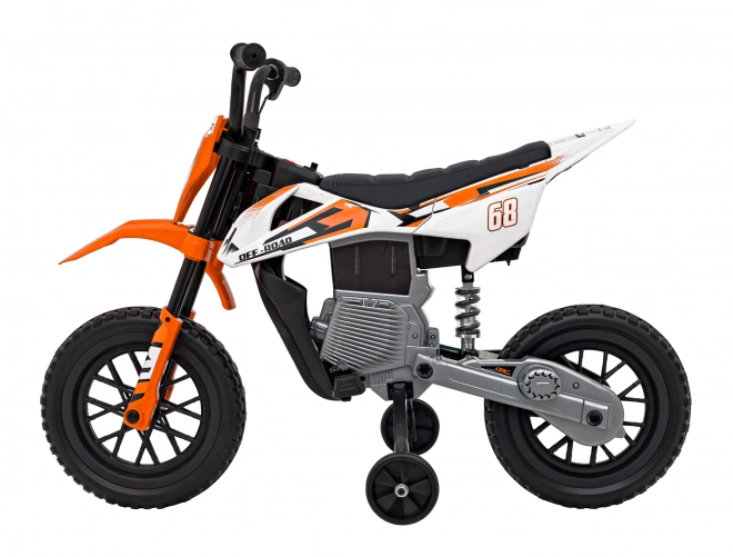 Dětská elektrická motorka Cross Pantone 361C – oranžová