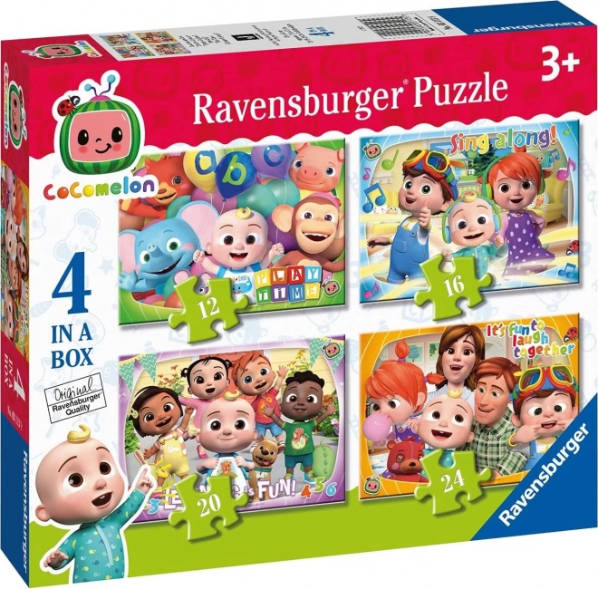 Puzzle 4v1 COCOMELON pro děti