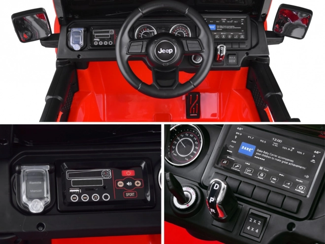 Autíčko na baterie Jeep Wrangler Rubicon – Zelená