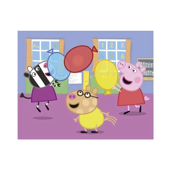 DINO Obrázkové kostky Prasátko Peppa: Veselý den, 20 kostek