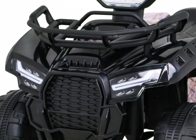 Dětská bateriová čtyřkolka Storm + 25W motor + MP3 USB + LED dioda – Černá