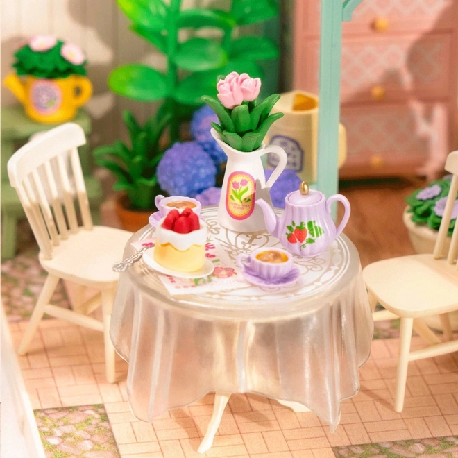 RoboTime miniatura domečku Posezení s čajem