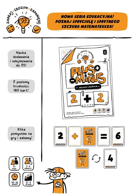 Hra Plus minus. Učíme se počítat