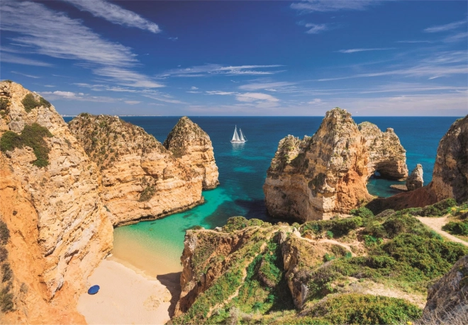 Puzzle 1000 dílků zátoka Algarve CLEMENTONI