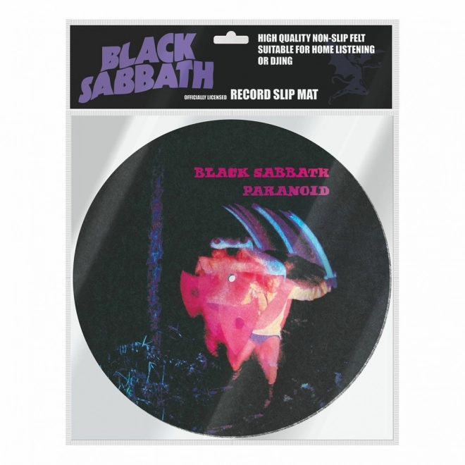 Podložka na gramofon s motivem Black Sabbath