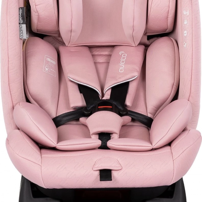 Autosedačka Chipolino Aviato i-Size 40-150cm Růžová Marshmallow