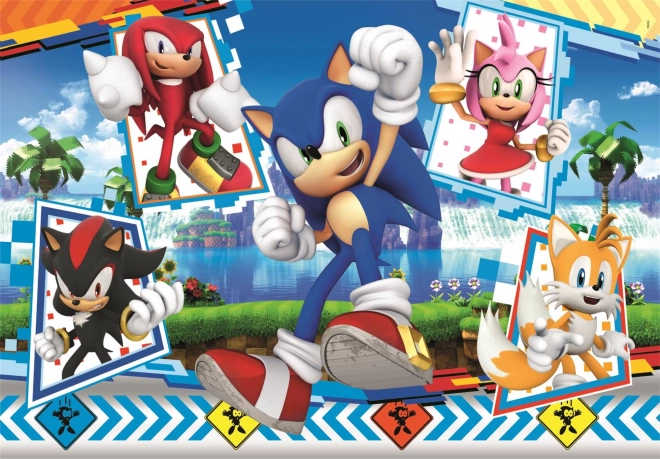 Puzzle Sonic 24 dílků Maxi pro děti