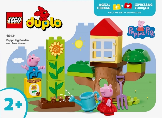 LEGO DUPLO Peppa Pig Zahrada a domek na stromě