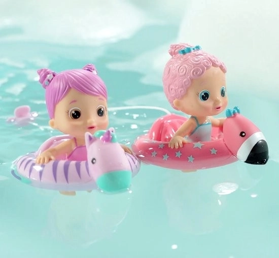 Mini plavající panenky Bloopies s kruhy