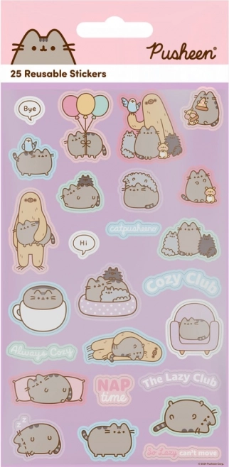 Samolepky s motivem Pusheen