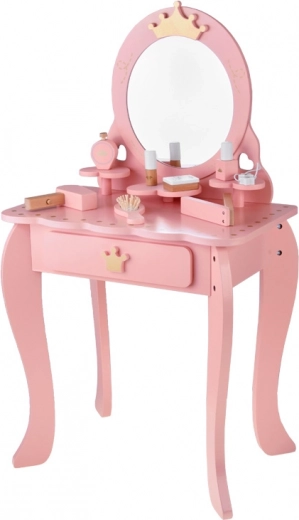 Bezpečné zrcadlo a stabilní dřevěná konstrukce