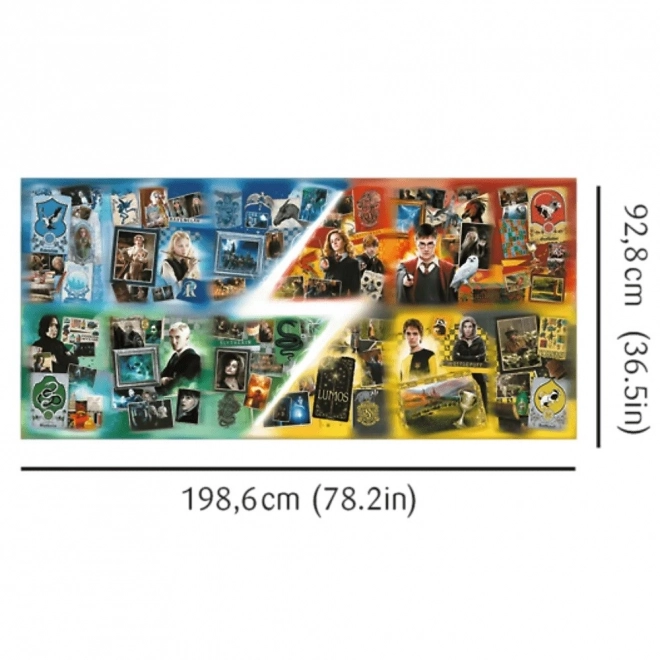 TREFL Puzzle UFT Harry Potter: Bradavické koleje 9000 dílků