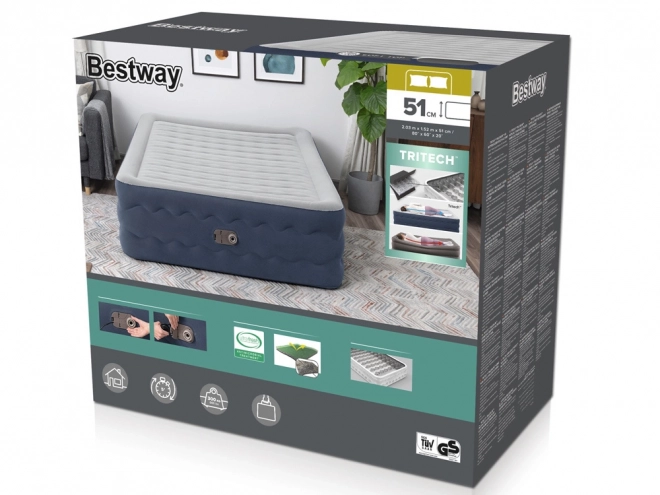 Dvoulůžková matrace Bestway Tritech Queen 203x152x51 cm