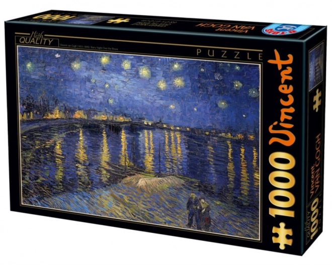 Puzzle Terasa kavárny v noci od Vincenta van Gogha - 1000 dílků
