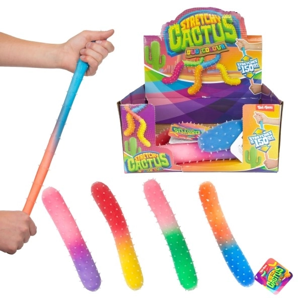 Kaktus antistresová hračka silikonová 24 cm