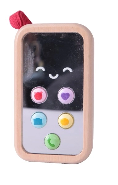 Klasický Svět Dřevěný Můj První Mobilní Telefon