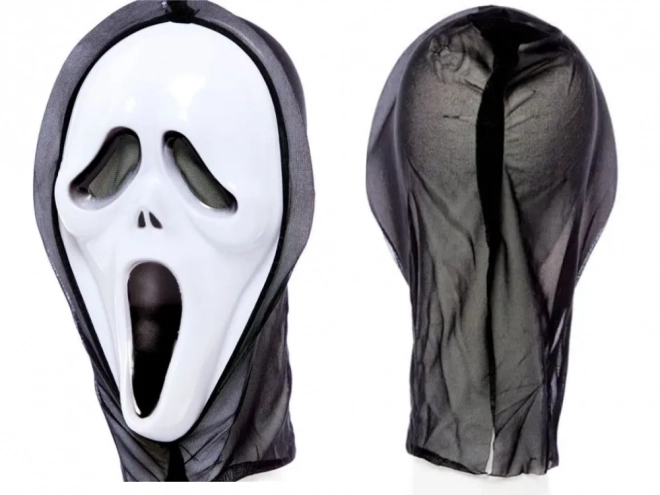 Děsivá maska na halloween