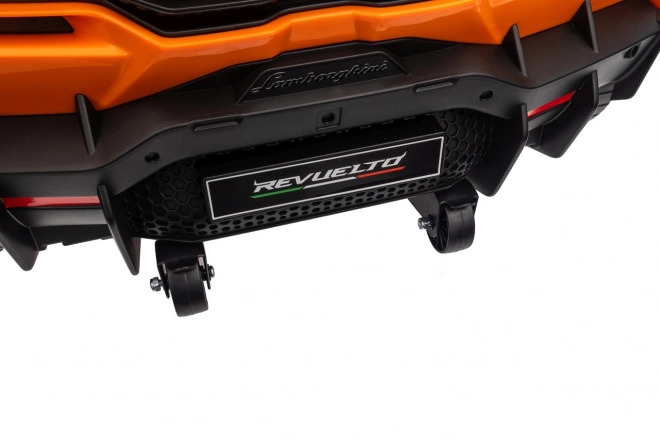 Dětské elektrické auto Lamborghini Revuelto oranžové