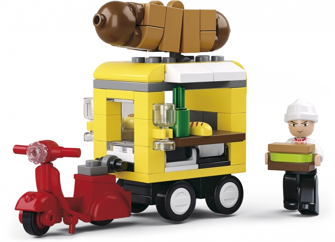 Sluban Town Obchodní ulice Hot-dog vůz