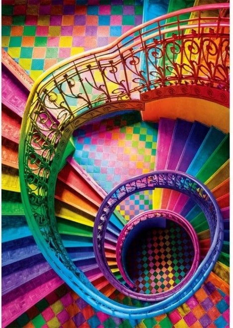 Puzzle CLEMENTONI Colorboom: Schodiště 500 dílků