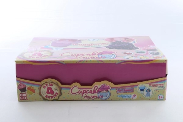 Panenka/Cupcake plast 15cm vonící asst 12 druhů v krabičce 12ks v boxu 4. série