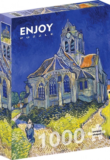 Vincent Van Gogh Puzzle: Kostel v Auvers-sur-Oise - 1000 dílků
