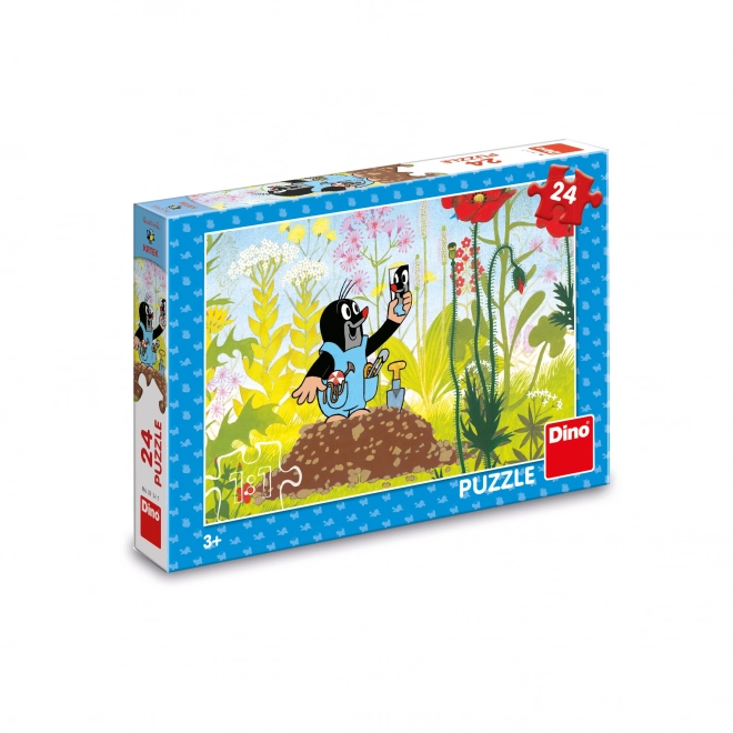 Krtek v kalhotách puzzle 24 dílků