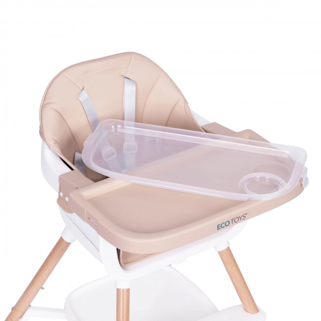 Dětská jídelní židle 2 v 1 od ECOTOYS