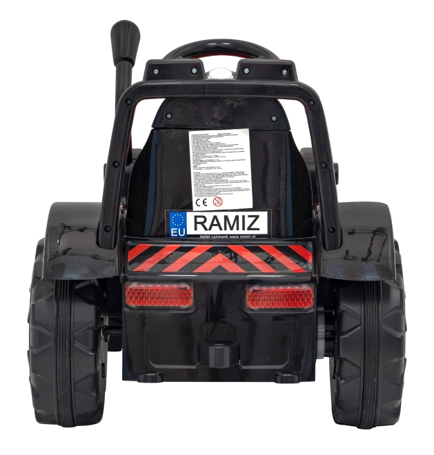 Otroški električni traktor z radlico – Červený