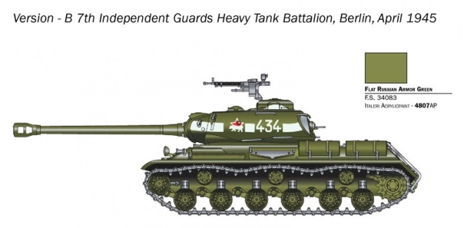 Plastikový model Josif Stalin JS-2 1/56