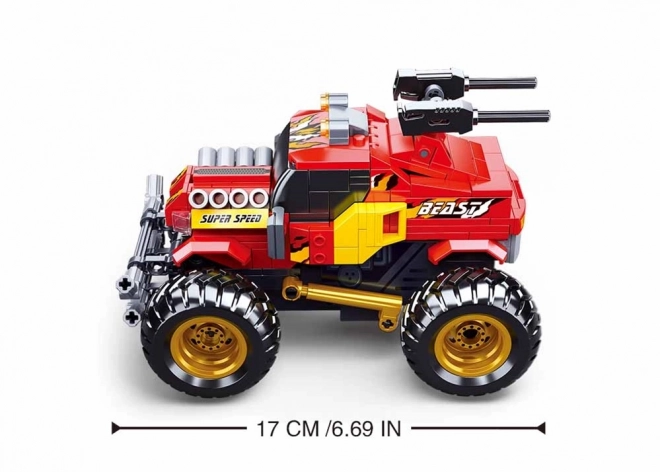 Sluban Power Bricks RC off-road červený na dálkové ovládání