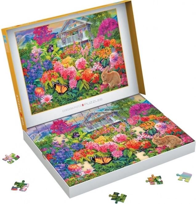 Puzzle Králičí zahrada 104 dílků