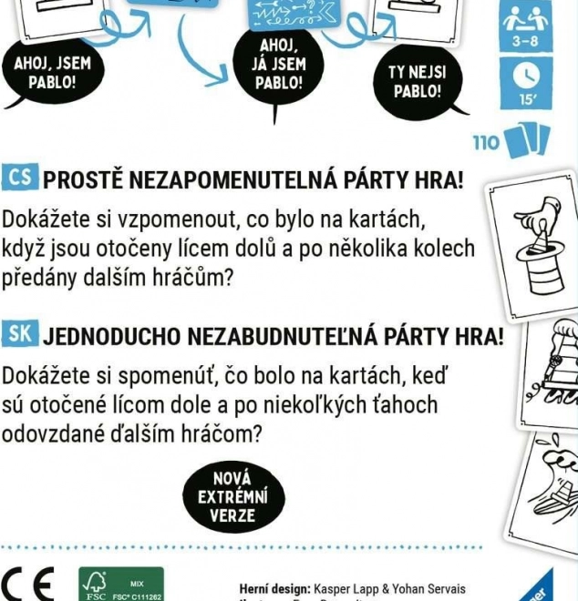Karetní hra Ravensburger To (ne)chceš! - Inkognito