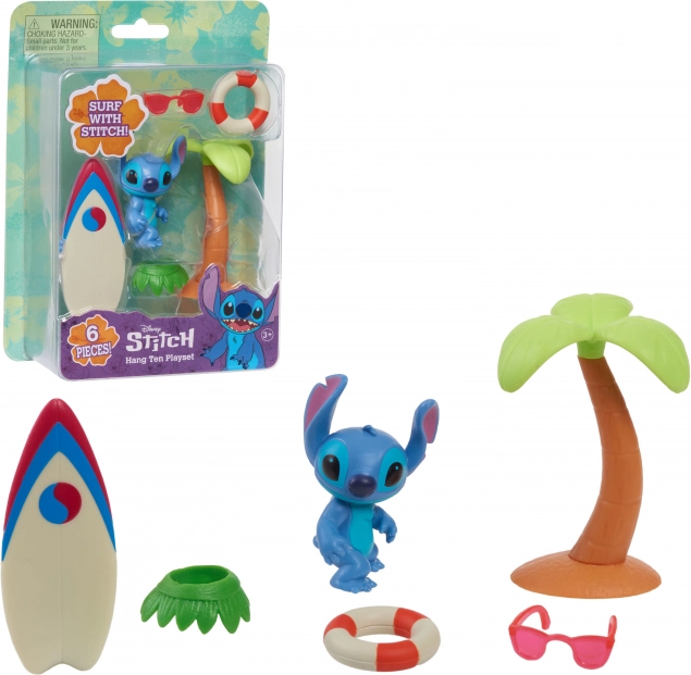 Sada figurek Lilo a Stitch Hang Ten