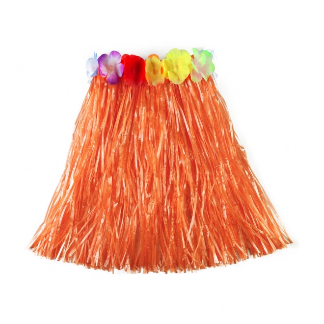 Sukně Havaj dětská 45 cm oranžová