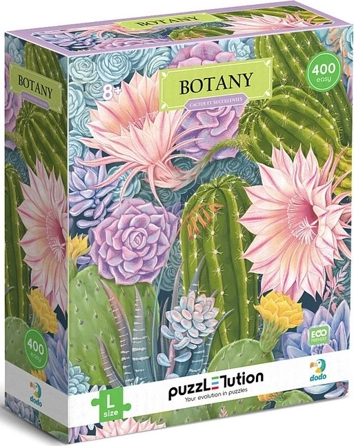 DODO Puzzle Botany: Kaktusy a Sukulenty 350 dílků