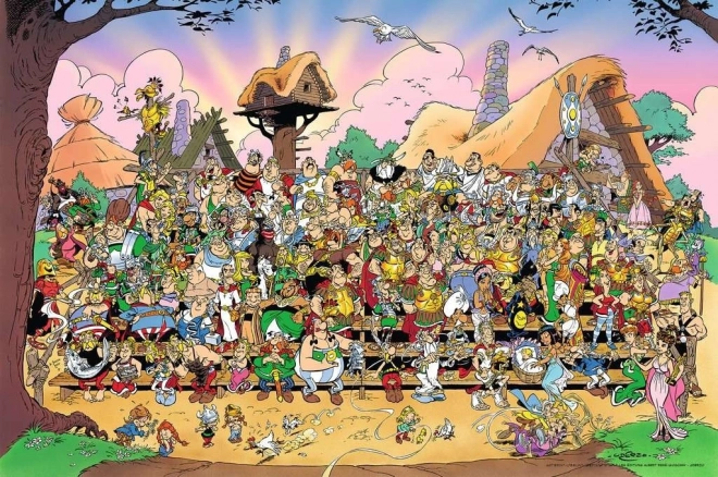 Ravensburger puzzle Asterix a Obelix: Rodinná fotka 3000 dílků