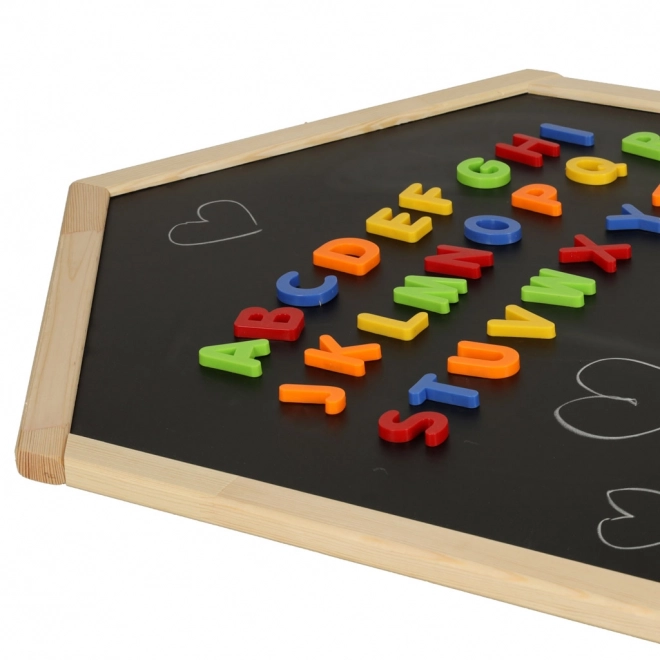 Magnetická kreslící tabule pro děti 93 x 62 cm