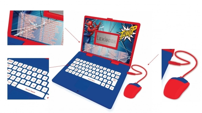Spider-Man vzdělávací notebook trojjazyčný UA/ENG/EN 186 aktivit