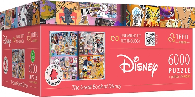 Velká kniha Disney puzzle 6000 dílků