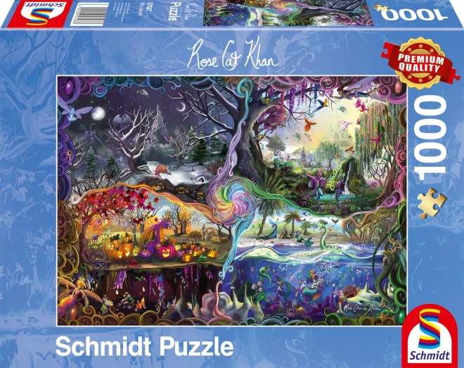 Puzzle Portál čtyř světů 1000 dílků