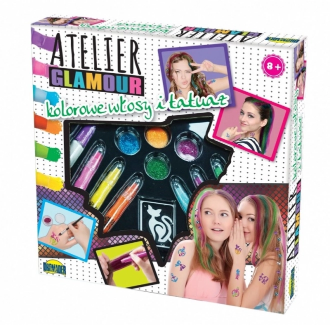 Atelier Glamour Barevné vlasy a tetování